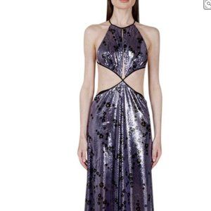 Philosophy Di Lorenzo Serafini sequined cut-out gown